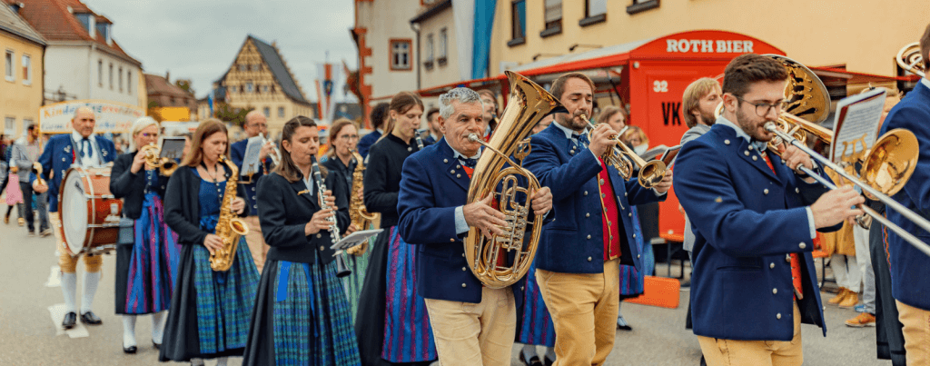 Kirchweih Grafenrheinfeld Kirm Musikverein Rafeld Blasmusik Orchester Rafelder Musikanten Dirigent